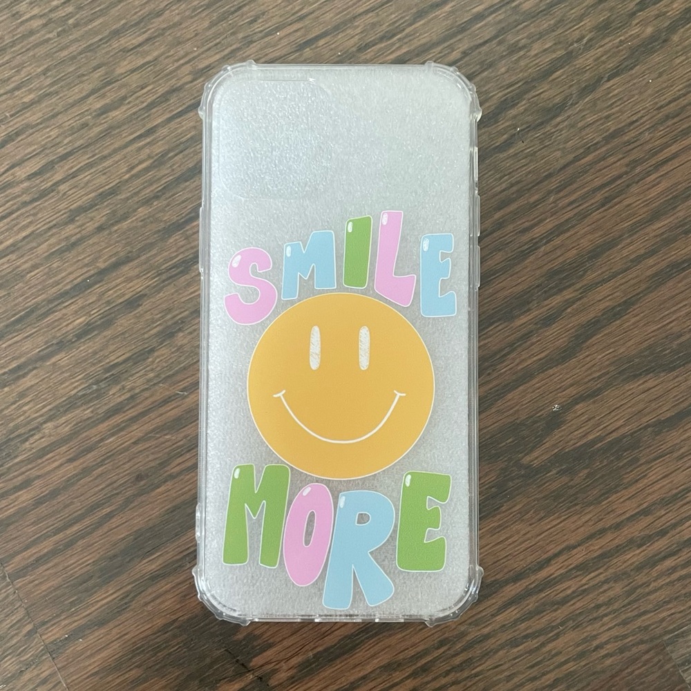 All Things Lily Ann Smile More iPhone 12/12 pro phone case.